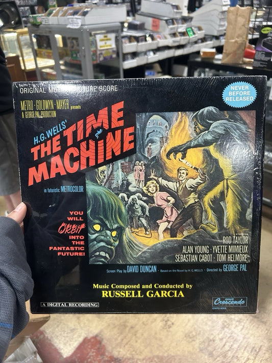 TIME MACHINE OST Russell Garcia GNP-CRESCENDO LP VG++/VG+ shrink