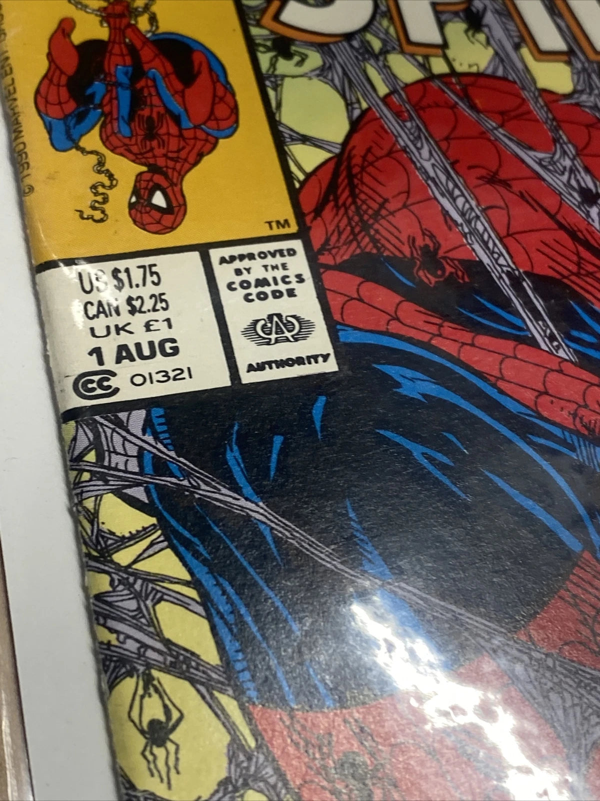 Spider-Man #1 Newstand Edition Marvel 1990 McFarlane NM+ Vintage Comic