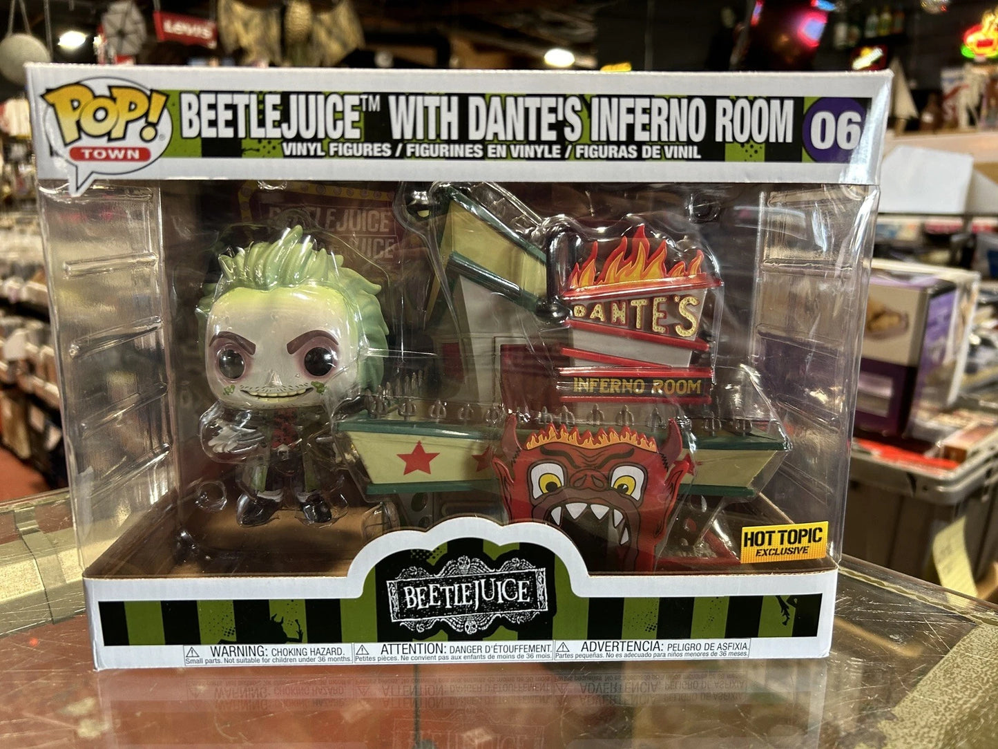 Funko Pop! Beetlejuice with Dante's Inferno Room #06 Town Hot Topic Exclusive