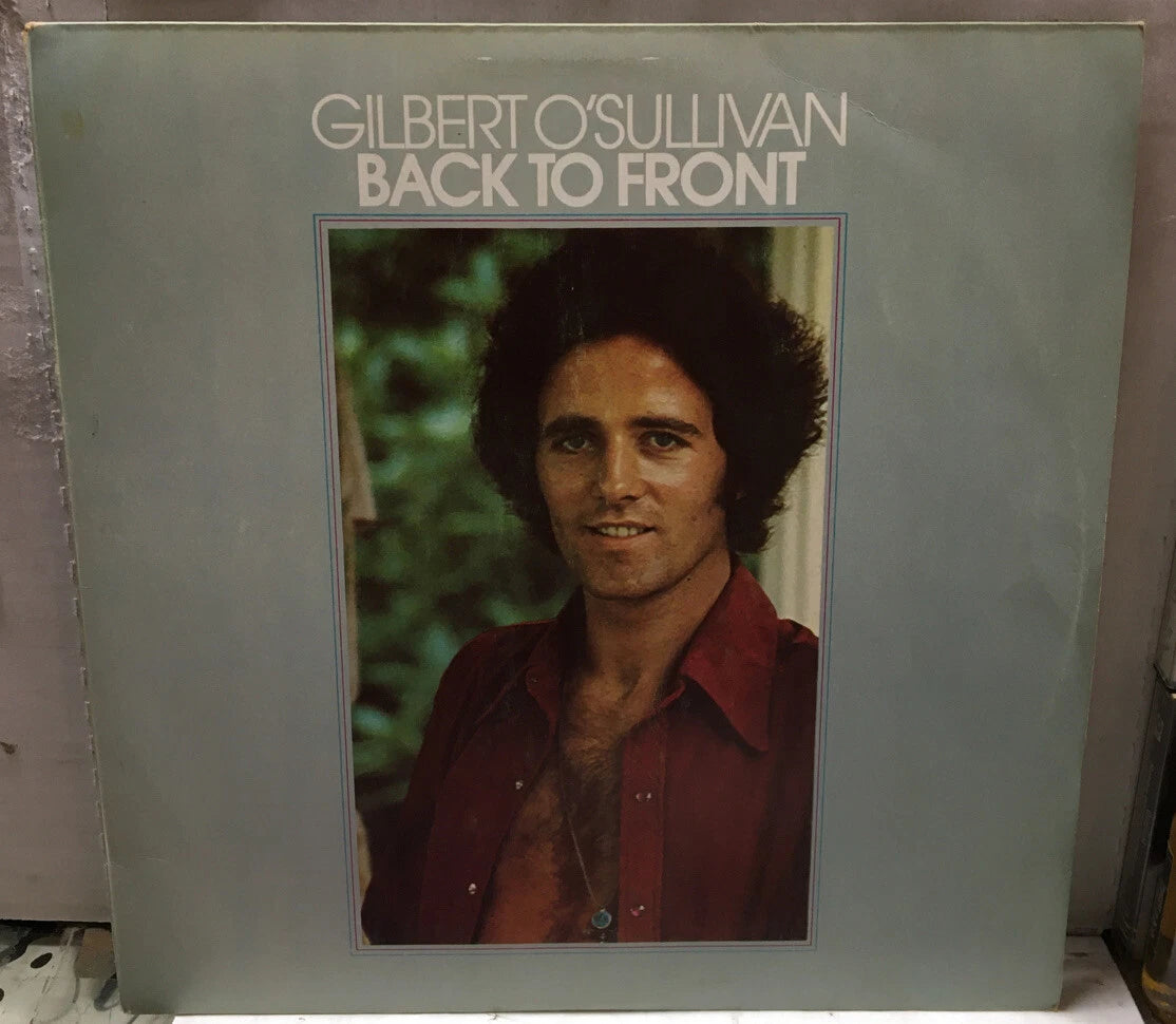 Gilbert O’Sullivan Back To Front UK Import Record MAM-SS w/Insert & Poster