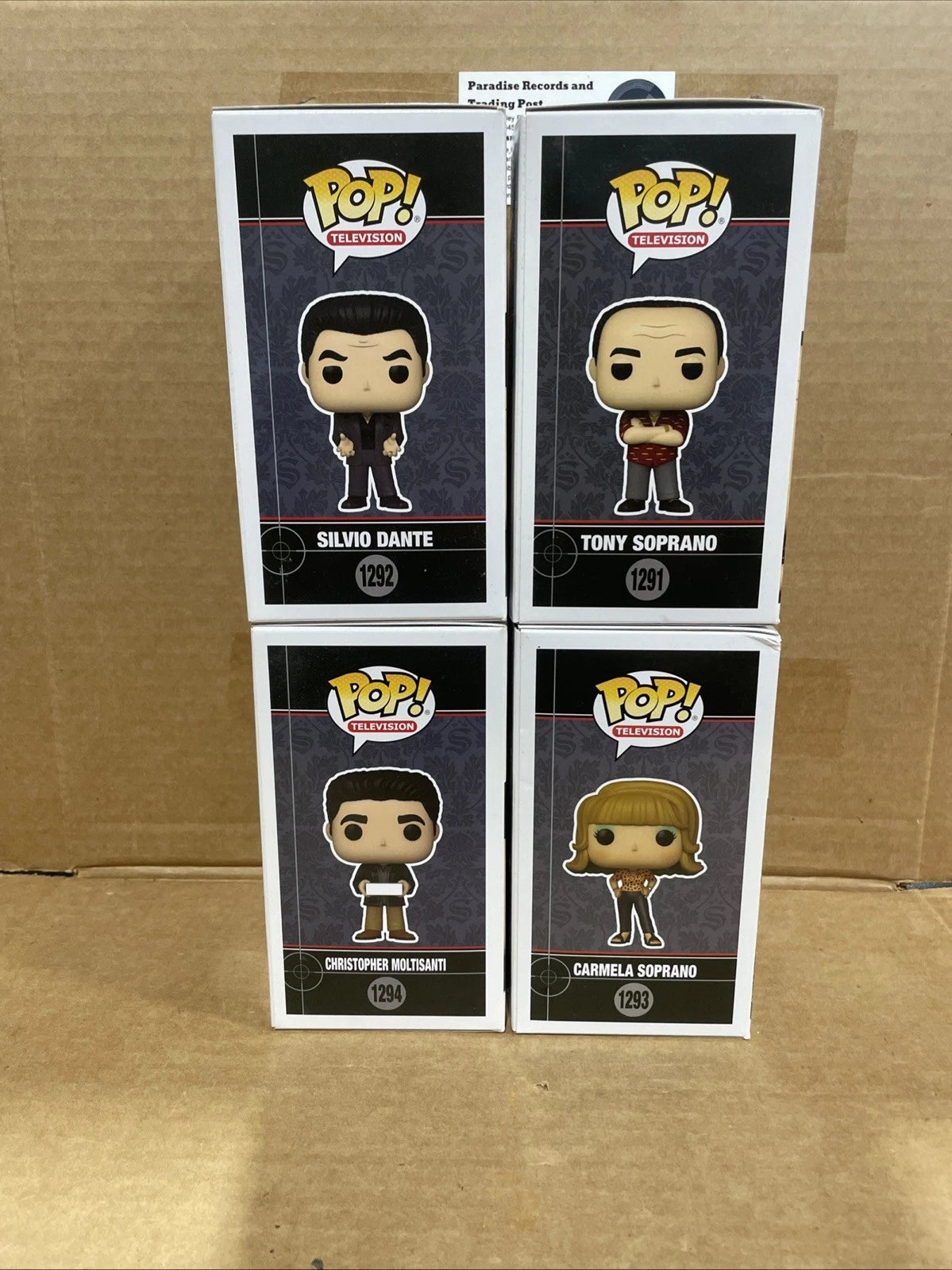 Funko Pop! Television The Sopranos Vinyl Figure Lot of 4 #1291-1294
