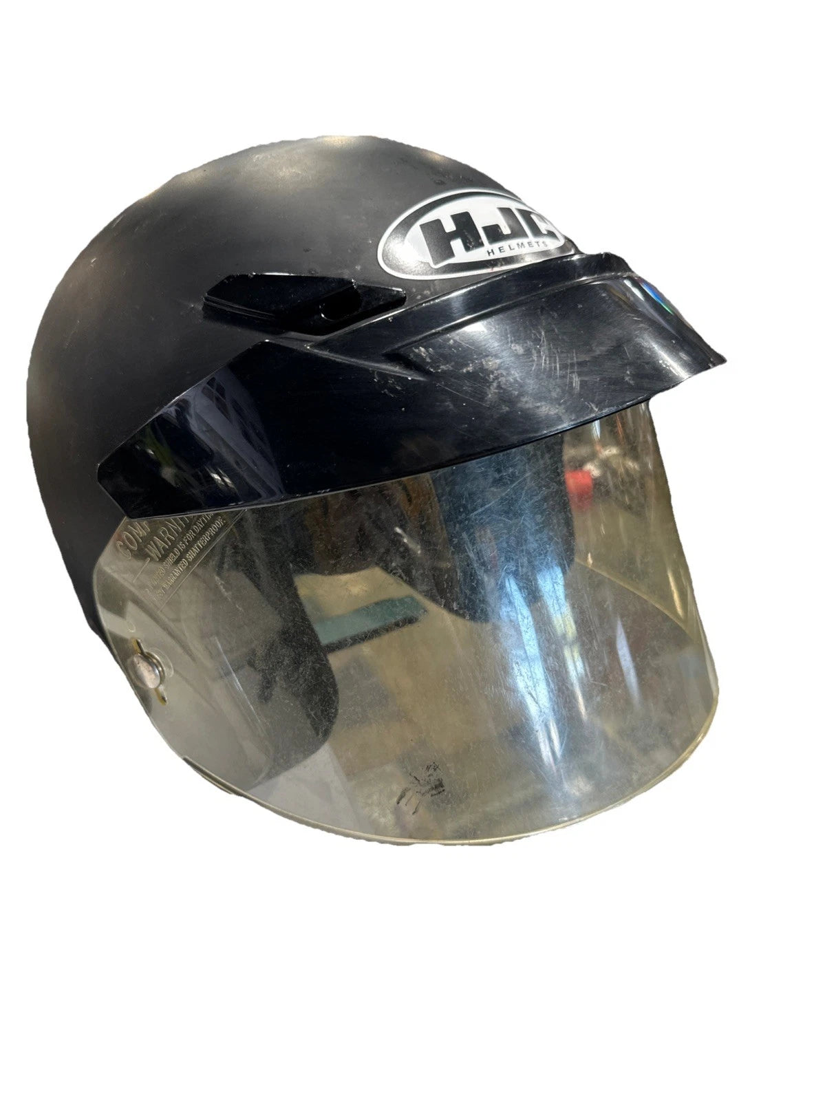 NEW OLD STOCK HJC CS-2N OPEN FACE HELMET ADULT XL BLACK
