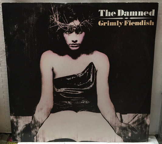 The Damned Grimly Fiendish 12” UK Import Single GRIMT1