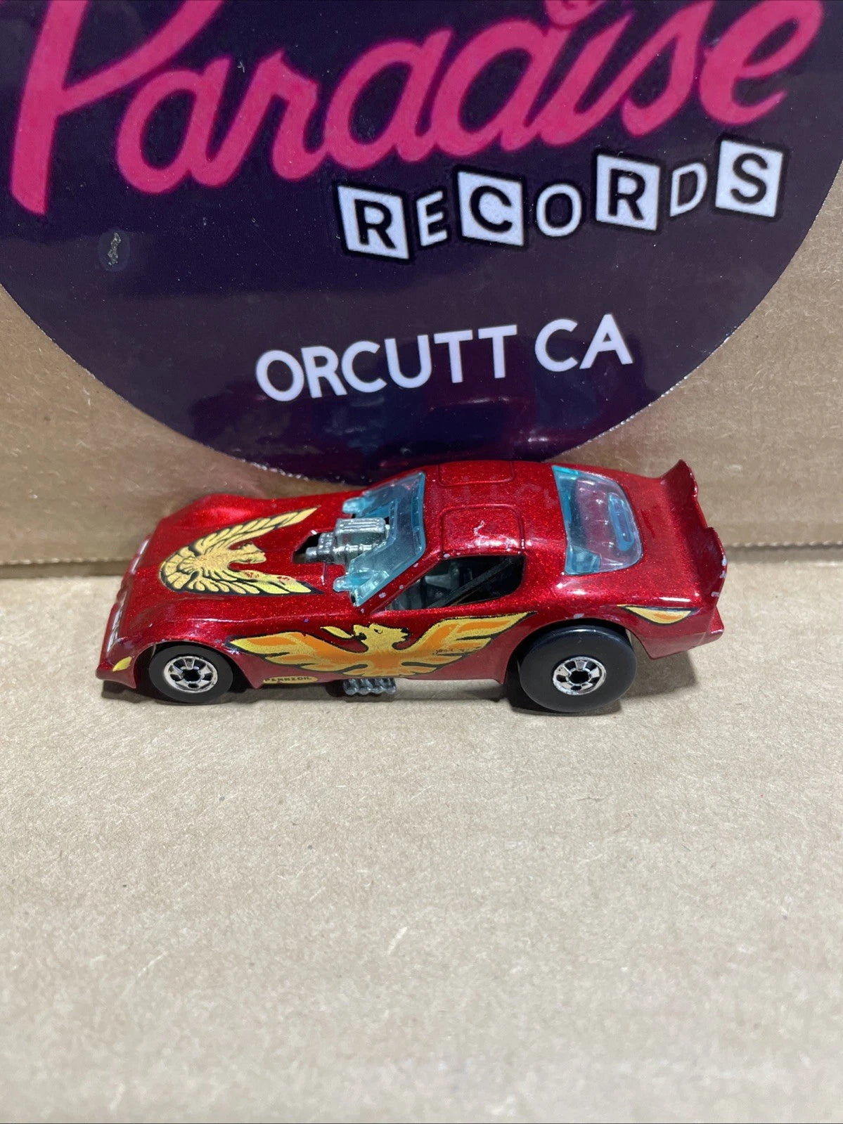 Vintage 1977 Hot Wheels Pontiac Firebird Trans Am Funny Car Maroon Die Cast