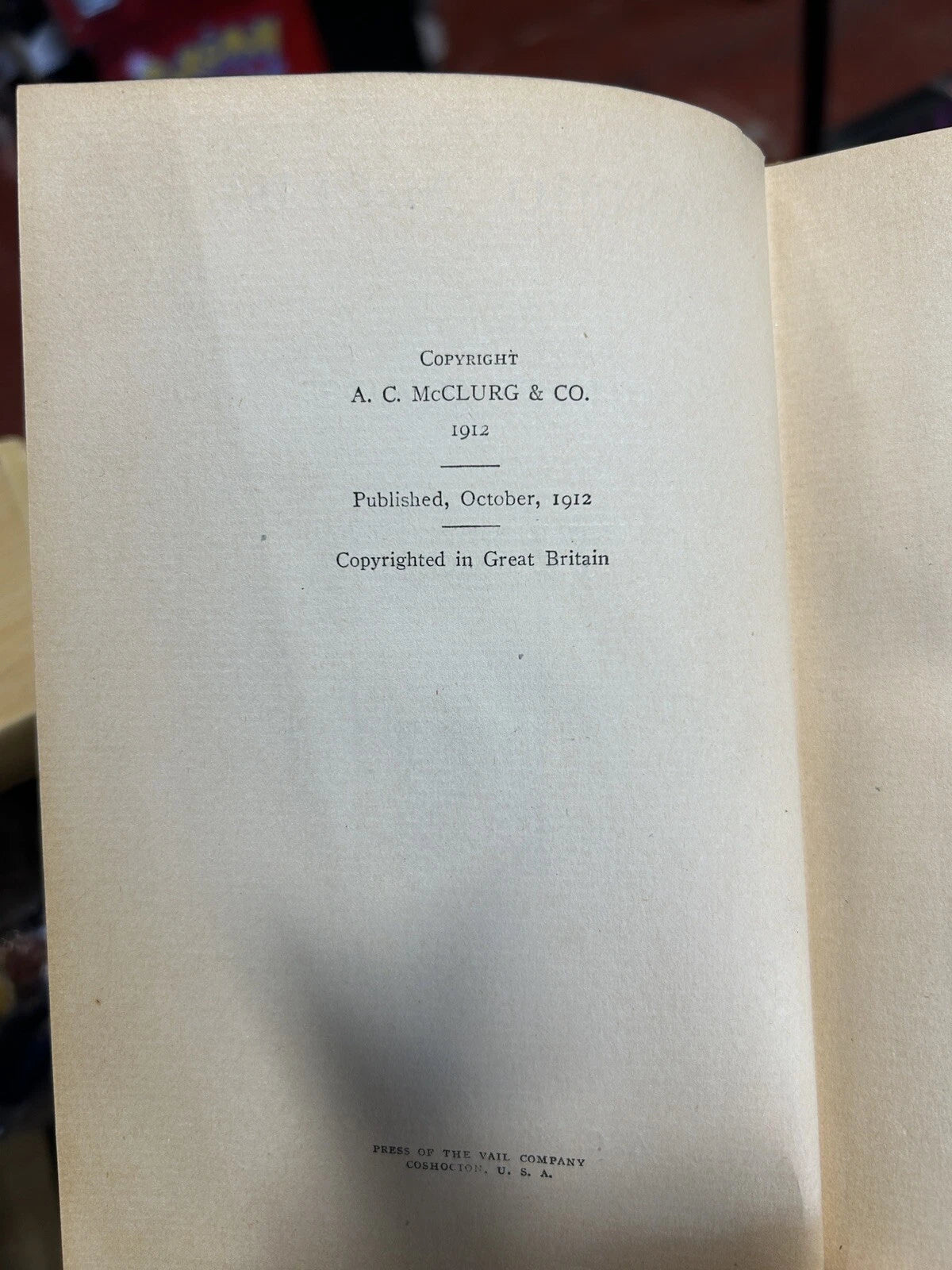 Herbert Coolidge / Pancho McClish 1st Edition 1912