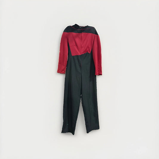 Star Trek The Next Generation Picard Commander Red Costume Jumpsuit