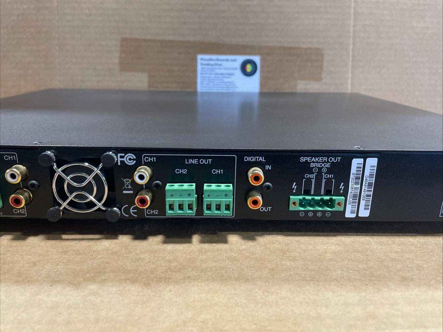 Episode 2-Channel 70v / 8 Ohm Hybrid Power Amplifier EA-AMP-HYB-2D-1000