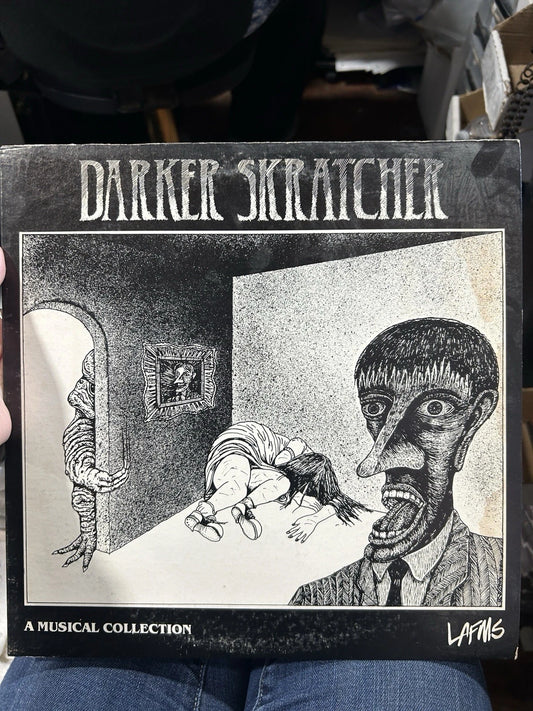 Darker Skratcher LA 1980 Industrial LP Jad Fair~45 Grave~Dennis Duck~Human Hands