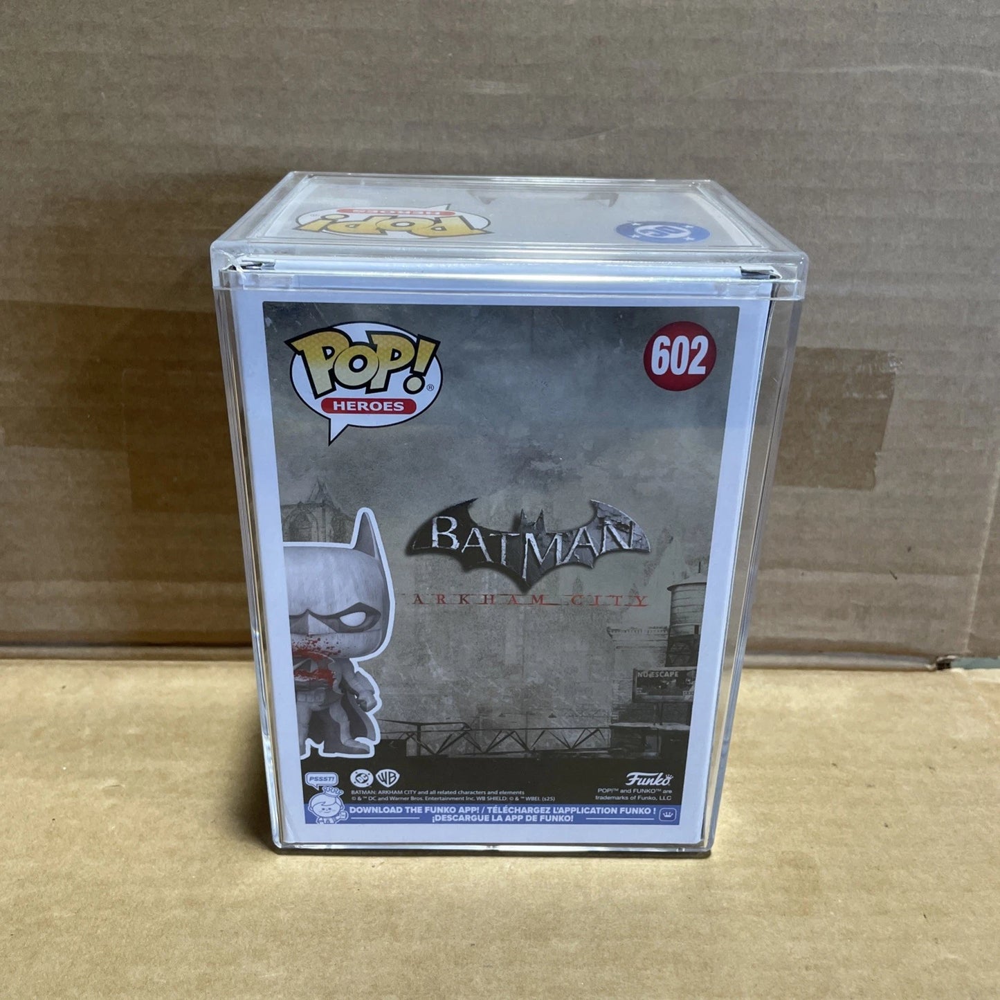 Funko Pop! Batman Arkham City - Batman #602 (GameStop Exclusive) With Protector