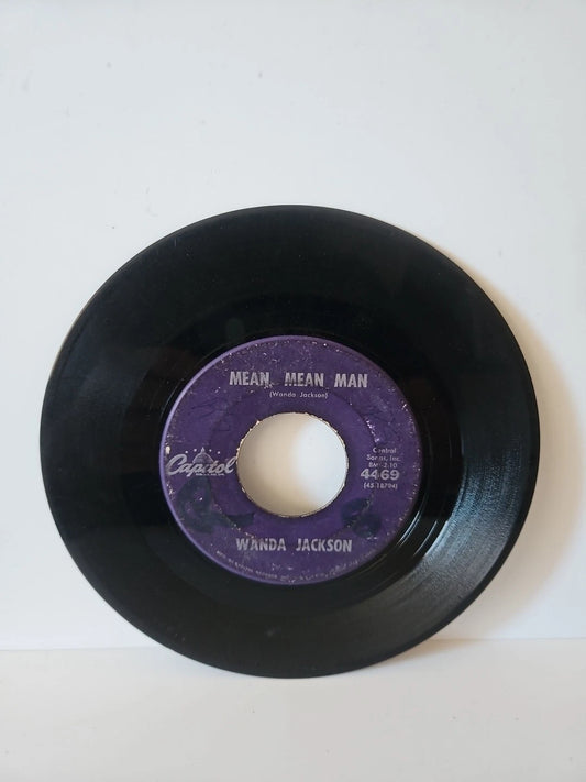 Wanda Jackson Happy Happy Birthday/Mean Mean Man 18794 Capital Records 45 RPM