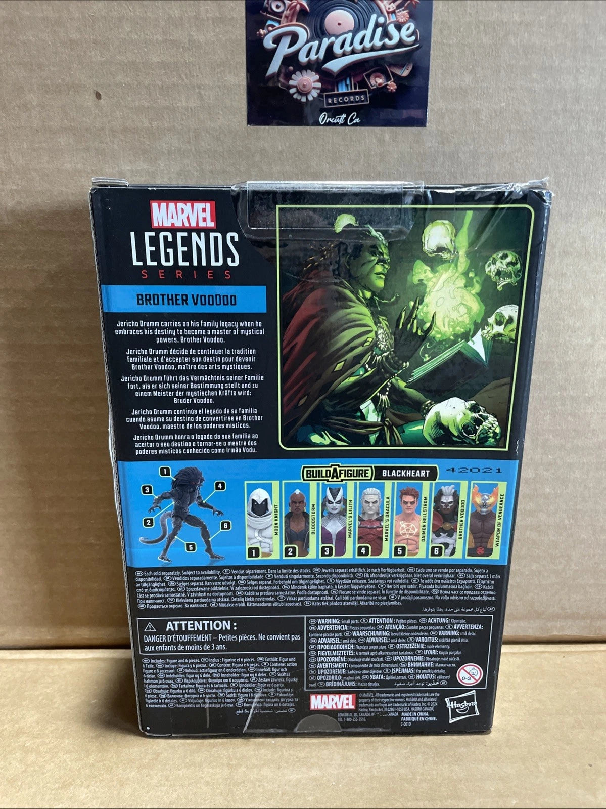 Marvel Legends Series Strange Tales Brother Voodoo 6” Figure Blackheart New NIB