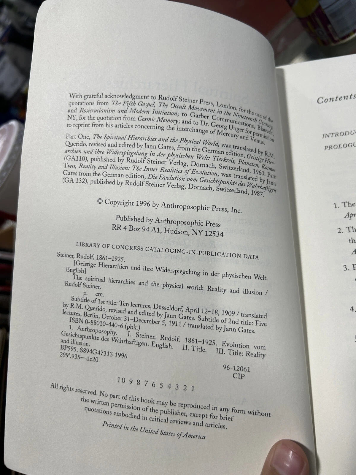 The Spiritual Hierarchies and the Physical World: Reality and Illusion (Paperbac