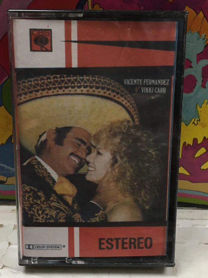 Vicente Fernandez Y Vikki Carr Dos Corazones Import Cassette CTTV