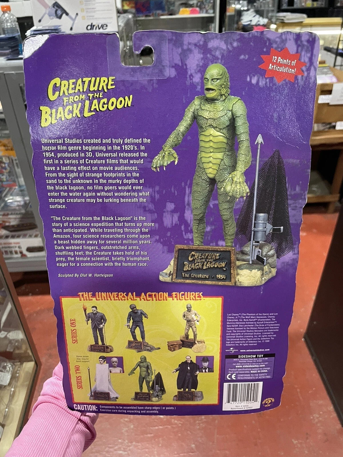 SIDESHOW THE CREATURE FROM THE BLACK LAGOON 1999 SERIES 2 ACTION FIGURE NEW