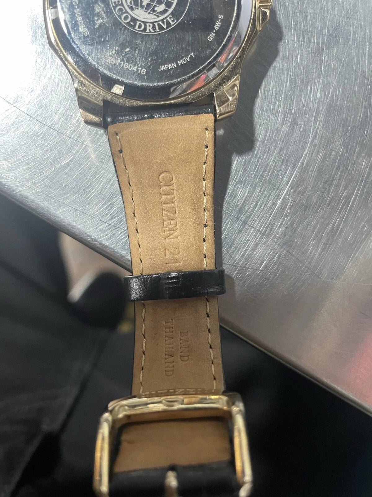 Citizen BV1093-08E Men's Eco-Drive Rose Gold Tone Wrist Watch