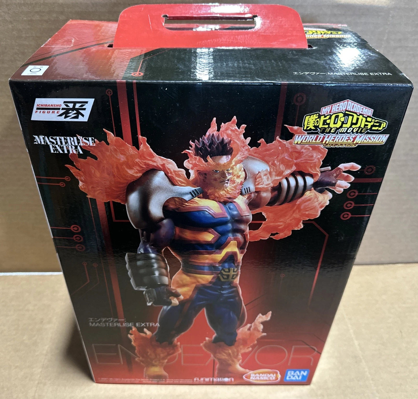 Bandai My Hero Academia World's Heroes Mission Endeavor Masterlise Figure SEALED