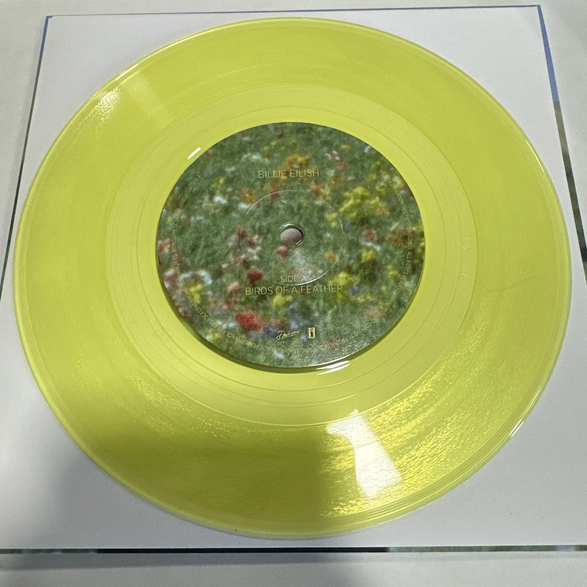 BILLIE EILISH BIRDS OF A FEATHER 7” VINYL TRANSLUCENT GREEN NEW