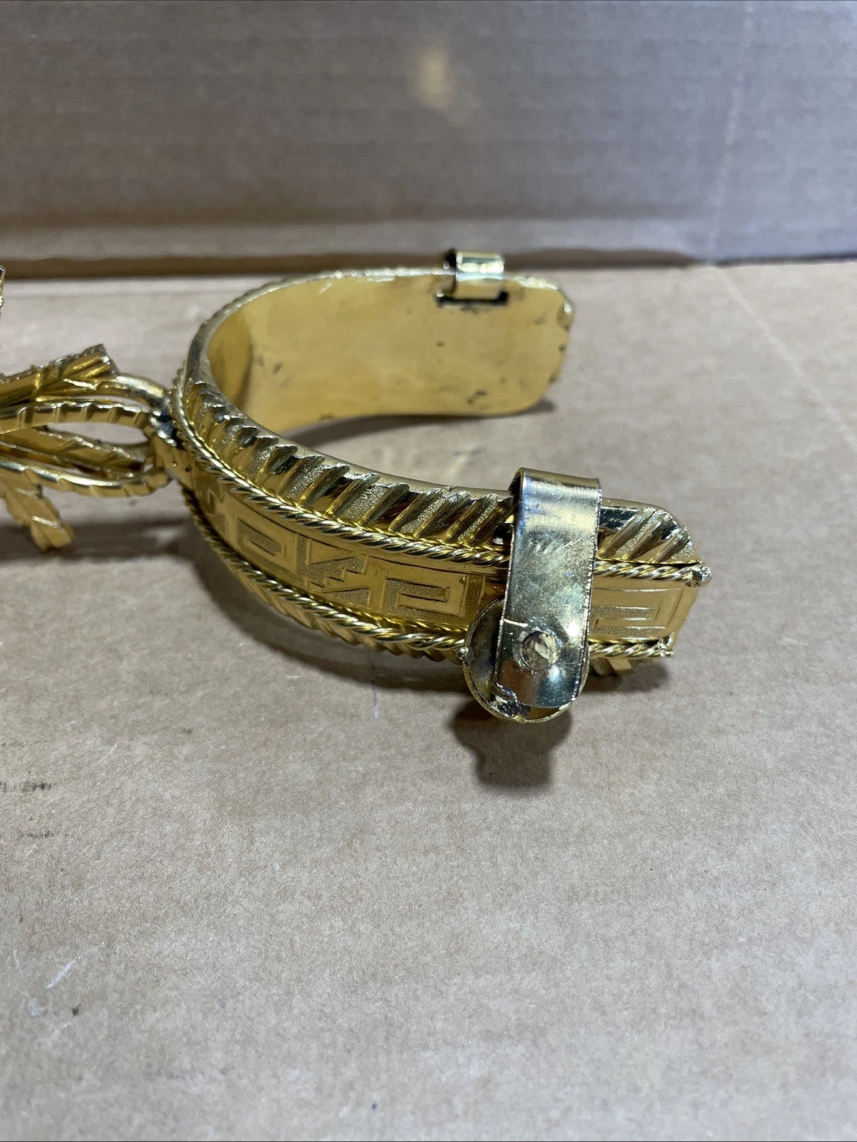 Vintage Mexican Spurs Goldplated Stainless Steel Great Condition Unique