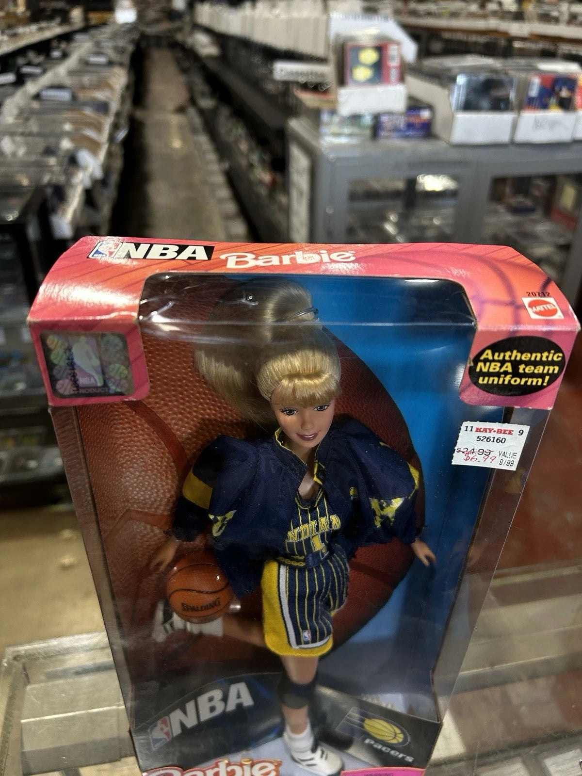 1998 NBA Indiana Pacers Barbie Doll Mattel 20712