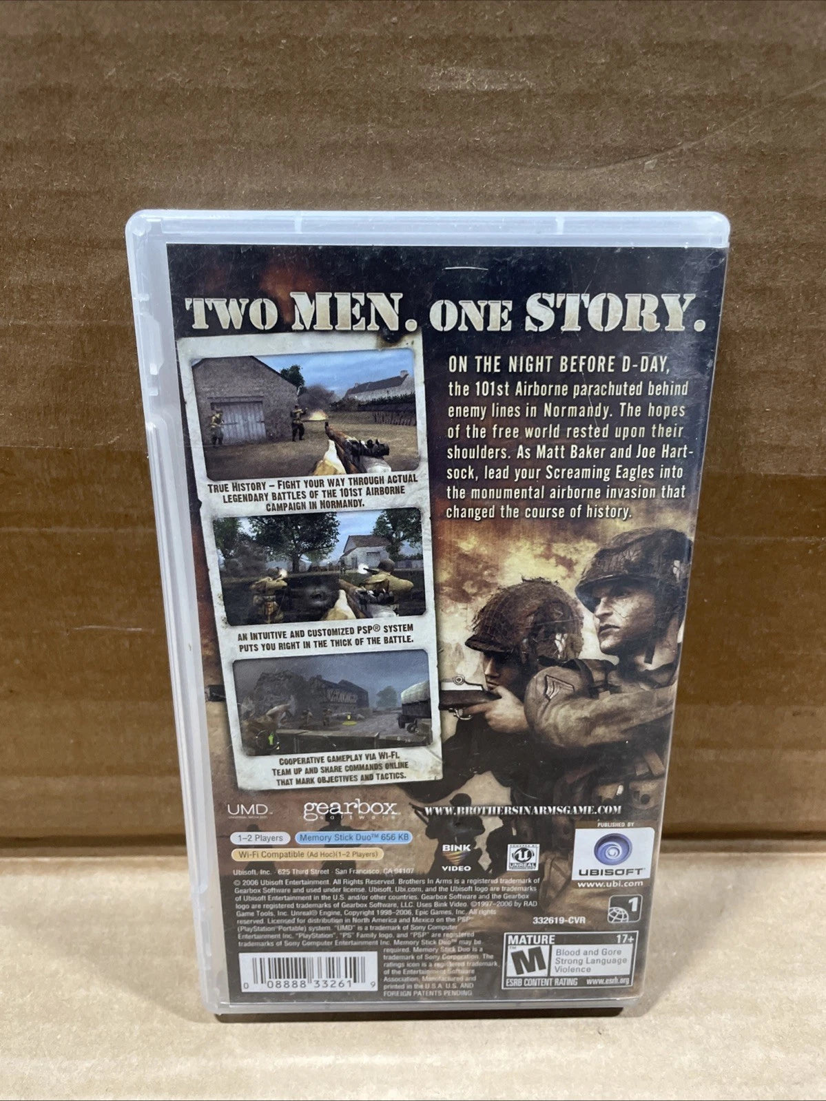 Brothers in Arms: D-Day (Sony PSP, 2006) Tested | Complete