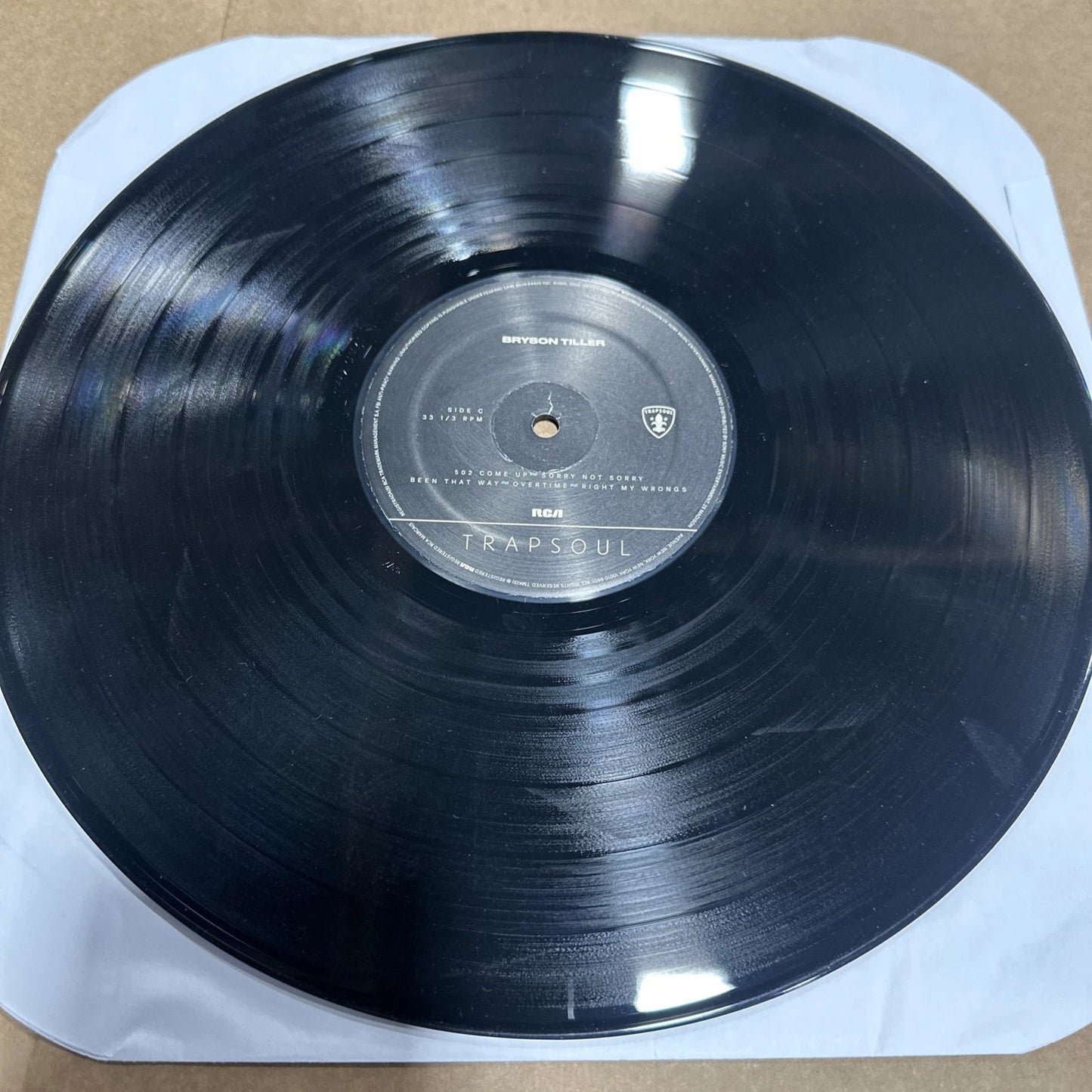 Bryson Tiller Trapsoul Vinyl 2xLP US 2021 Reissue Pressing VG+/VG+ Trap HipHop