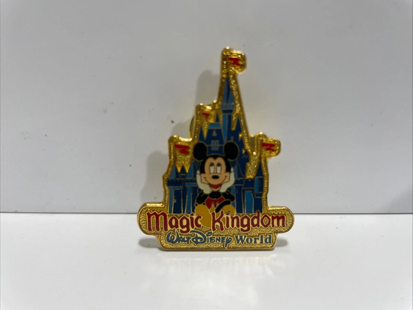 Walt Disney World Magic Kingdom Castle with Mickey Enamel Pin 2000 #105