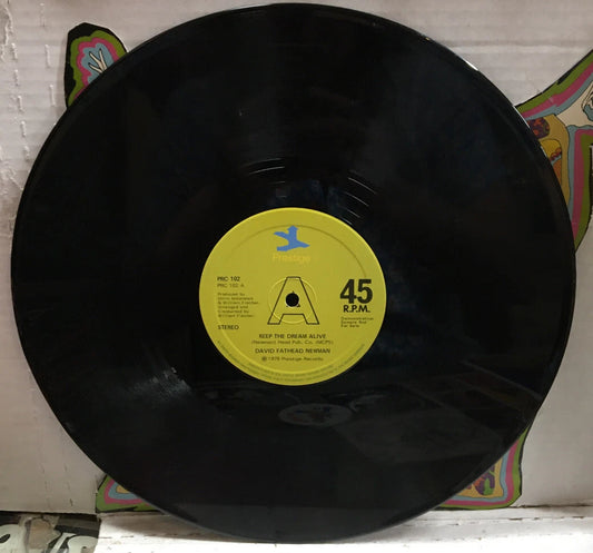 David “Fathead” Newman Keep The Dream Alive/Clounds 12” UK Promo Record PRC102