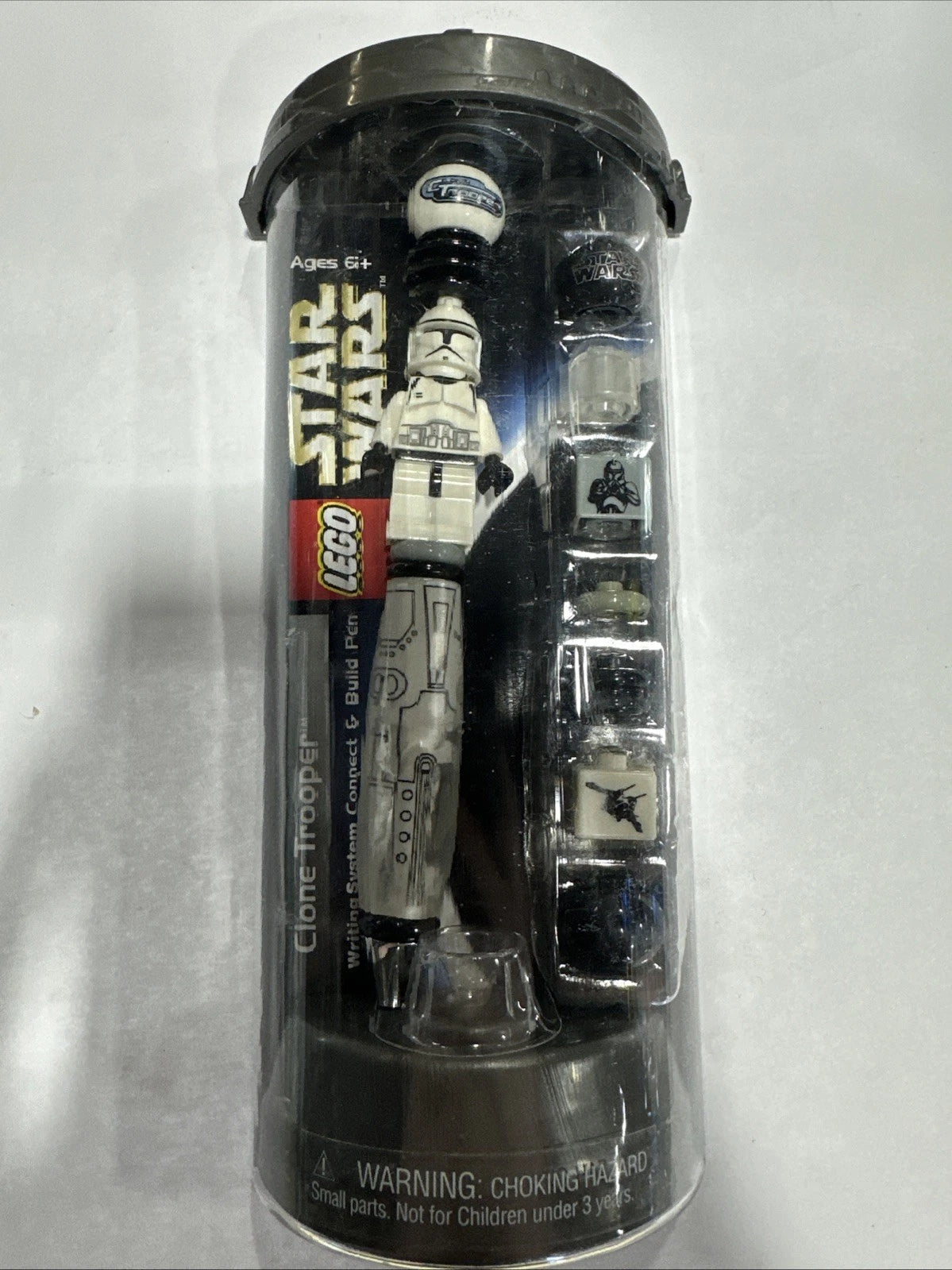 Lego 1714 Retired Star Wars CLONE TROOPER Minifigure Pen 2002 Open Box