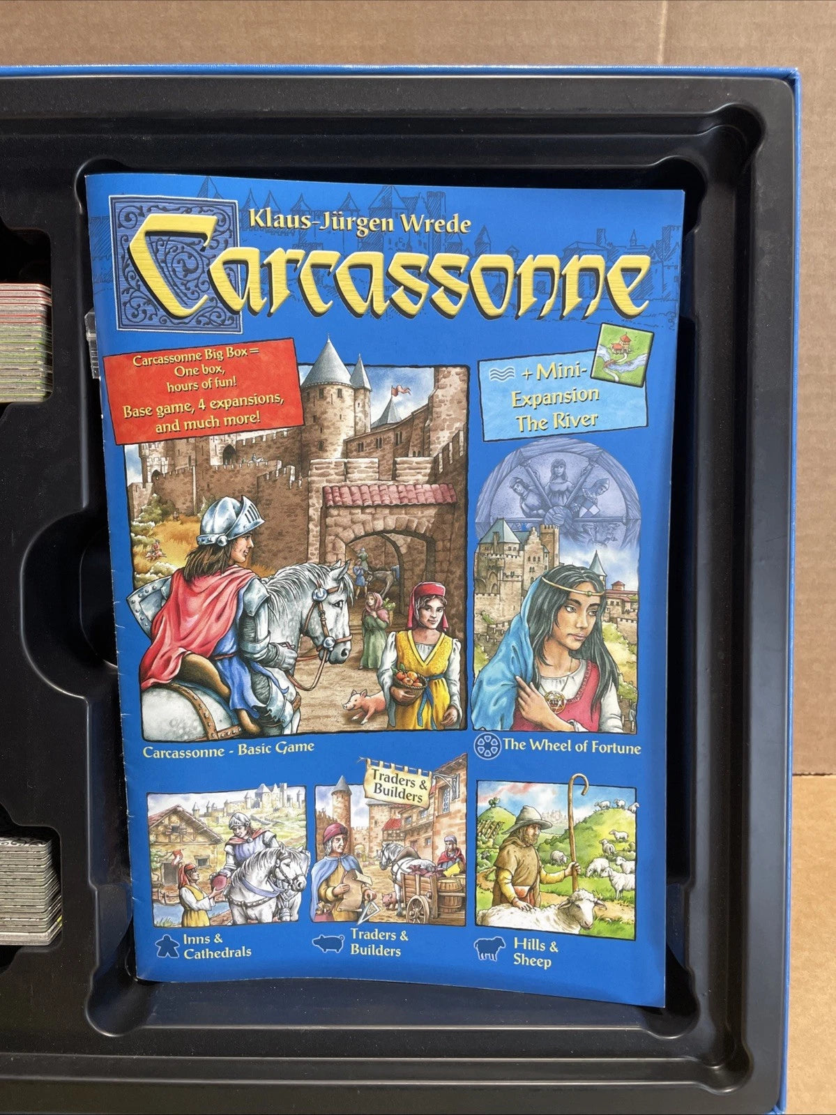 Carcassonne Big Box Board Game + Mini Expansion + The River Complete