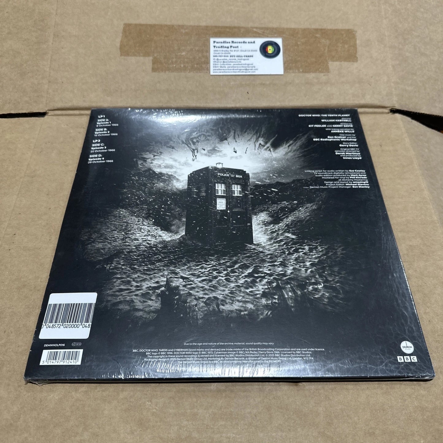 Doctor Who "The Tenth Planet" 2LP White & Silver Color Vinyl RSD 2025 Soundtrack