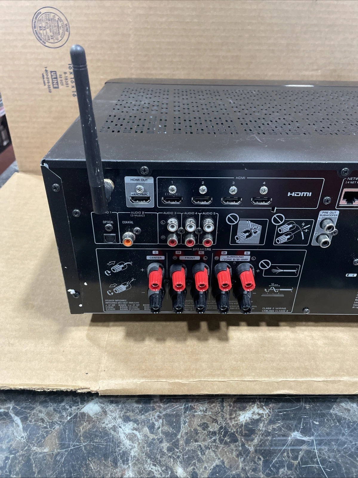 Yamaha RX-V4A 5.2 Channel AV Receiver Bluetooth MusicCast HDMI 4K – Excellent