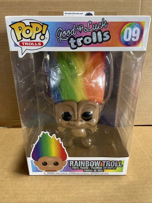 FUNKO POP ! RAINBOW TROLL 09 GOOD LUCK TROLLS 10"