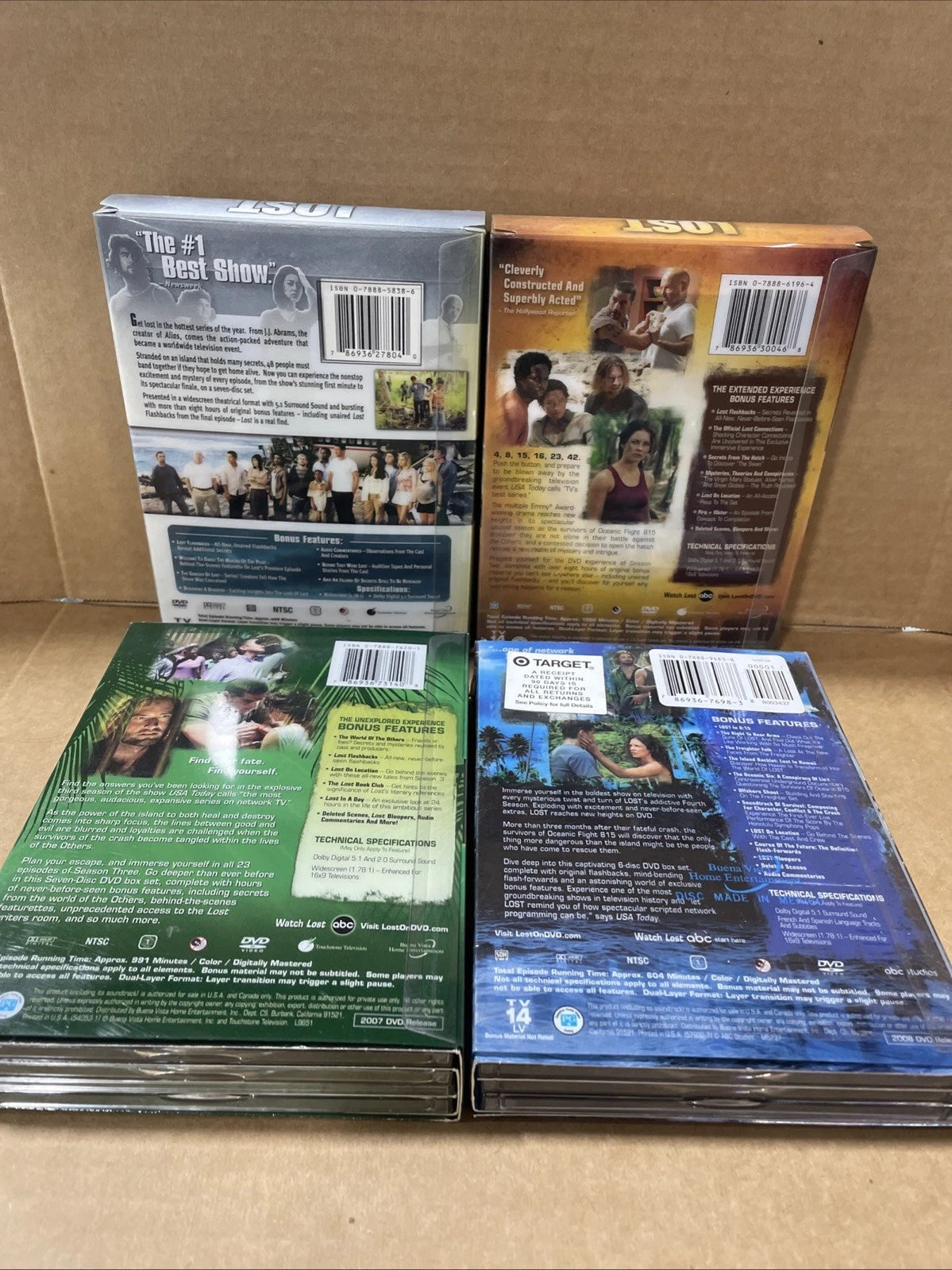 Lost TV Show Season 1-4 Excellent Condition