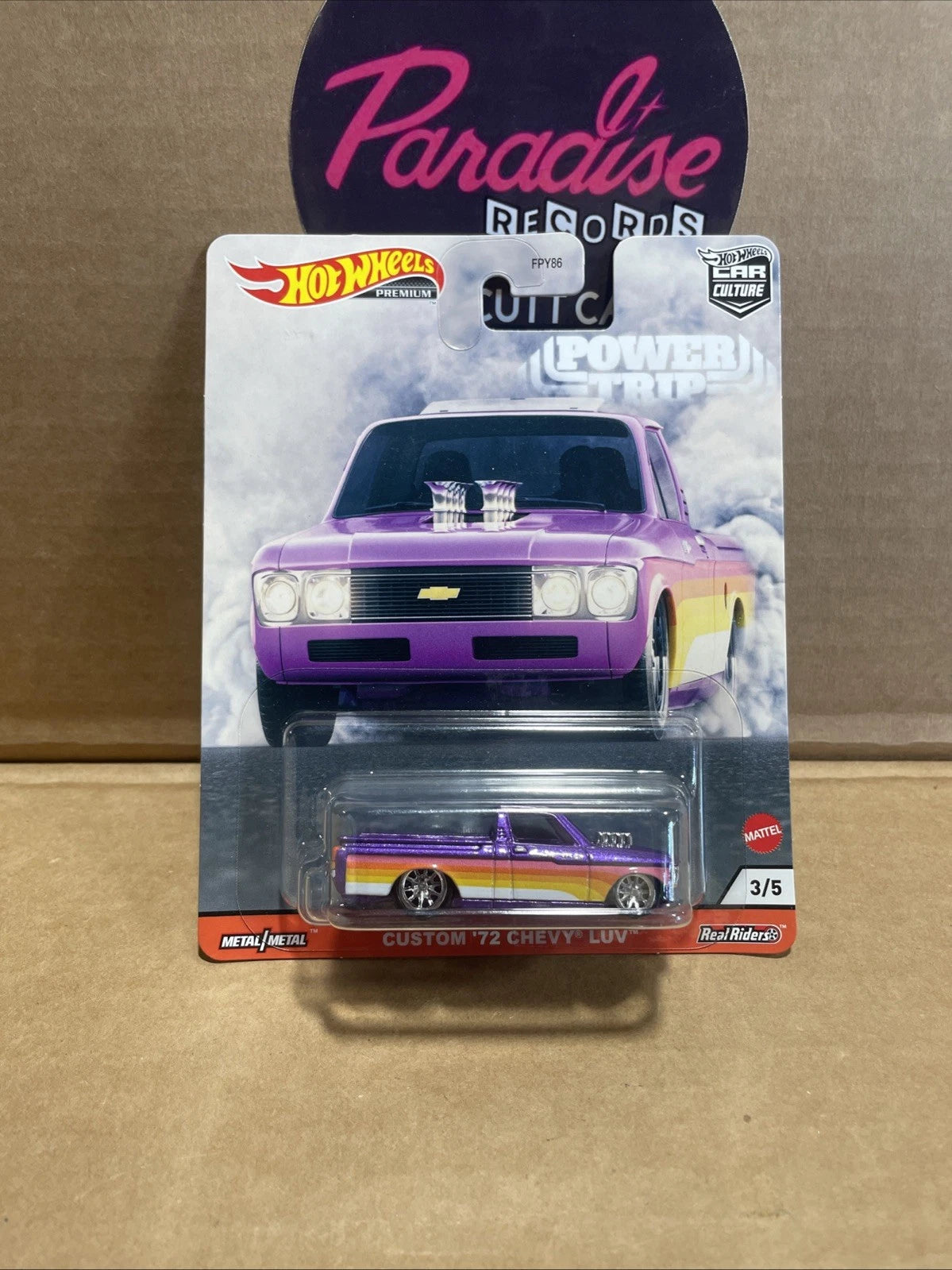 HOT WHEELS Custom '72 Chevy Luv Car Culture Power Trip Premium Purple