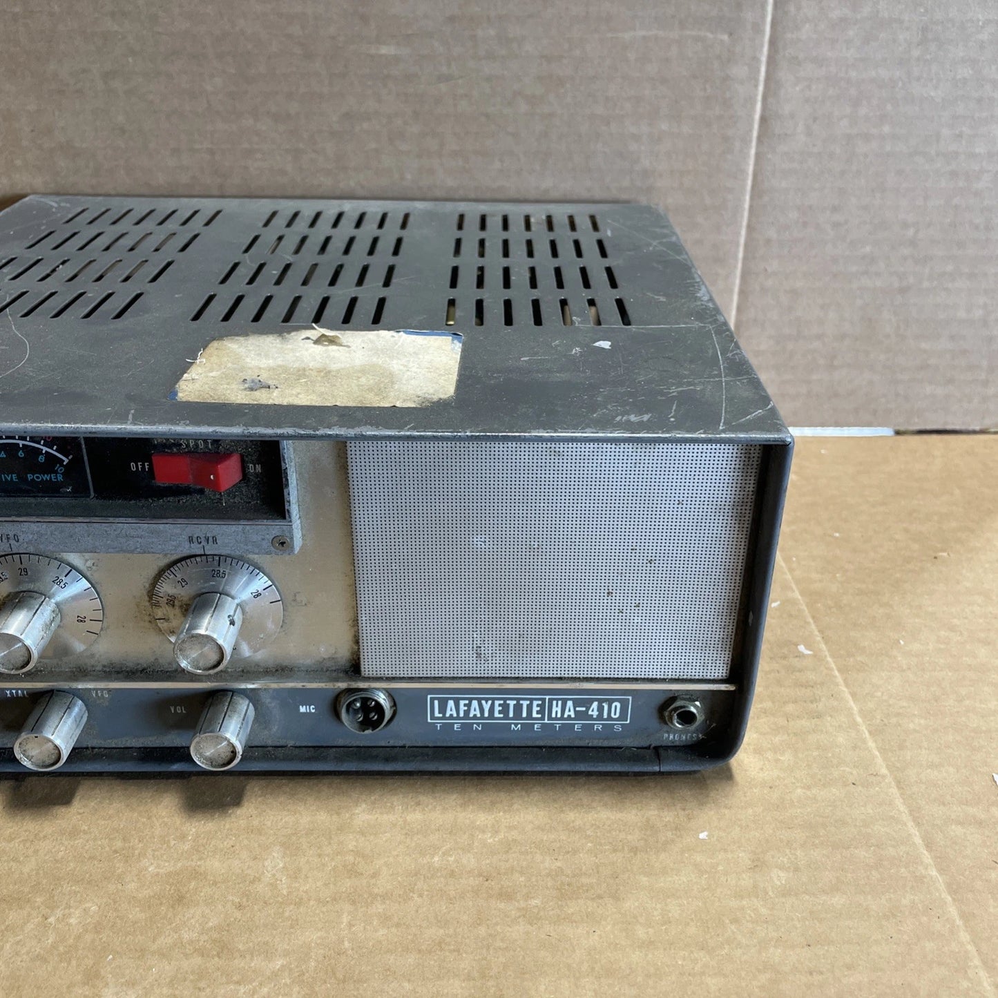 Lafayette HA-410 Ten Meters CB Base Station Tube Radio - For Parts, As Is