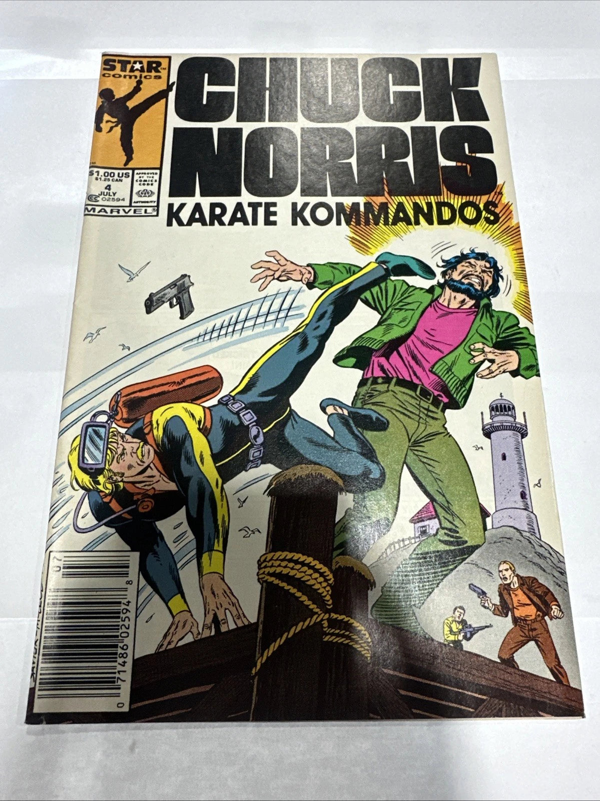 CHUCK NORRIS KARATE KOMMAMDOS #1 2 3 4 Complete Set MARVEL/ STAR COMICS 1-4