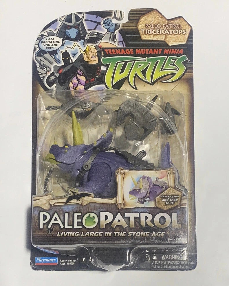 Teenage Mutant Ninja Turtles Paleo Patrol Triceratops Figure
