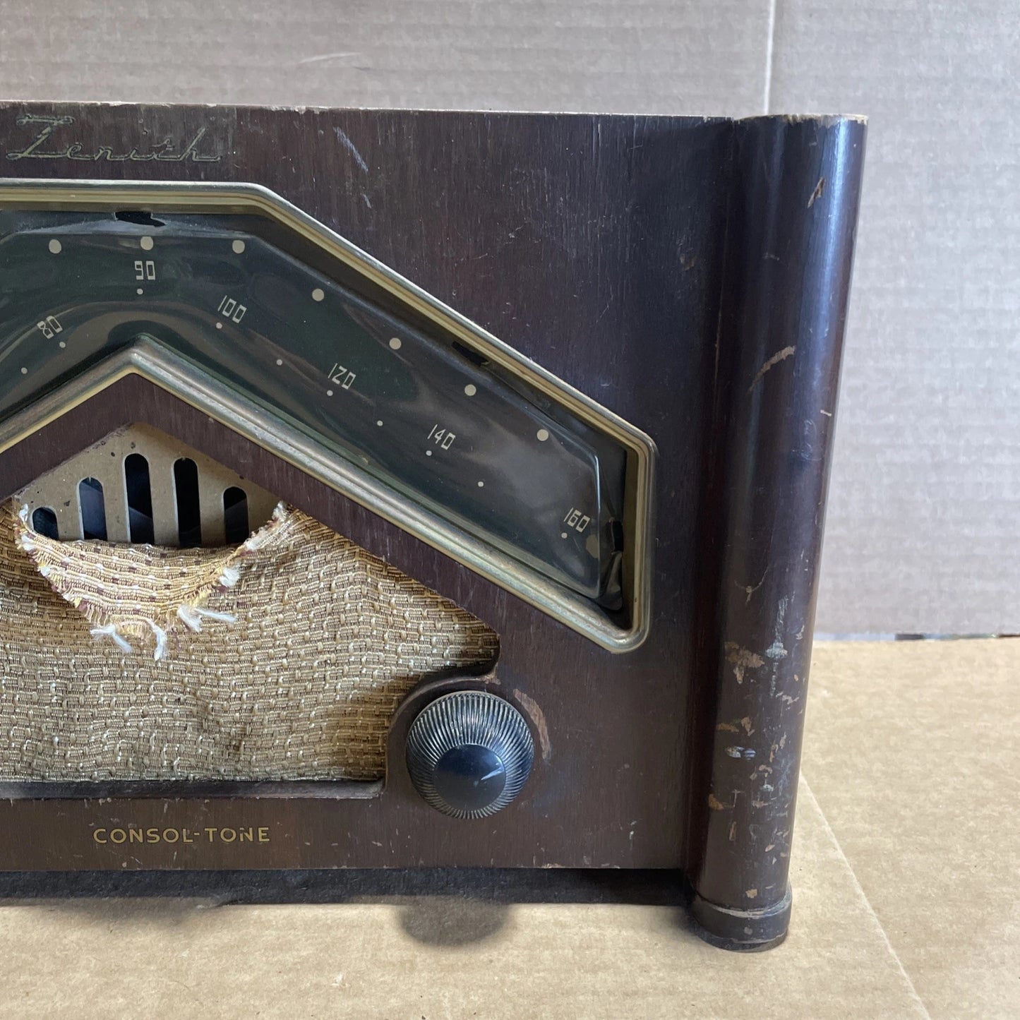 Zenith 6D029 AM Radio For Parts/Repair Vintage Rare Does Power On As Is
