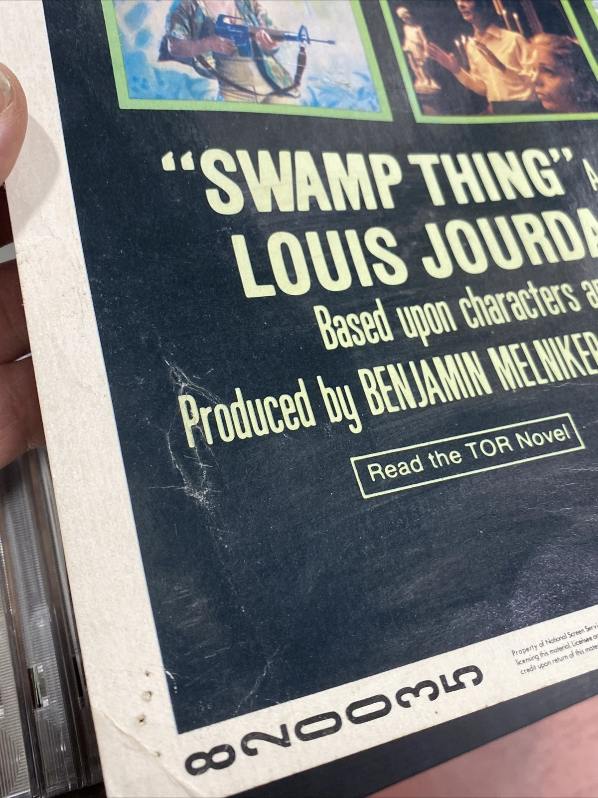 The Swamp Thing Original Adrienne Barbeau Insert Movie Poster