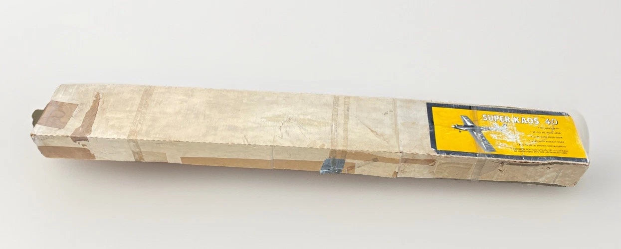VINTAGE GREAT PLANES SUPER KAOS 40 R/C BALSA MODEL 52” AIRPLANE KIT – Open Box