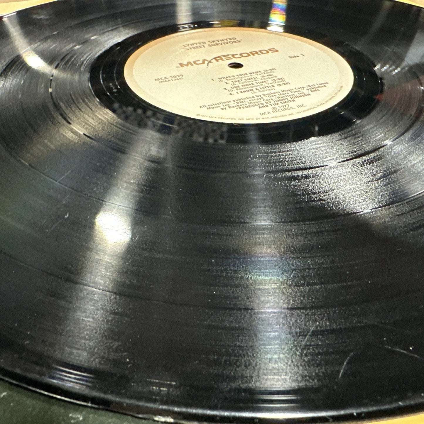 Lynyrd Skynyrd - Street Survivors LP 1977 Pressing w/ Inserts Flames Cover