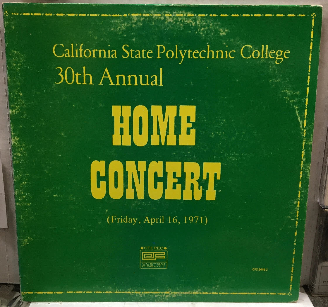 Cal Poly Home Concert 1971 Record Set