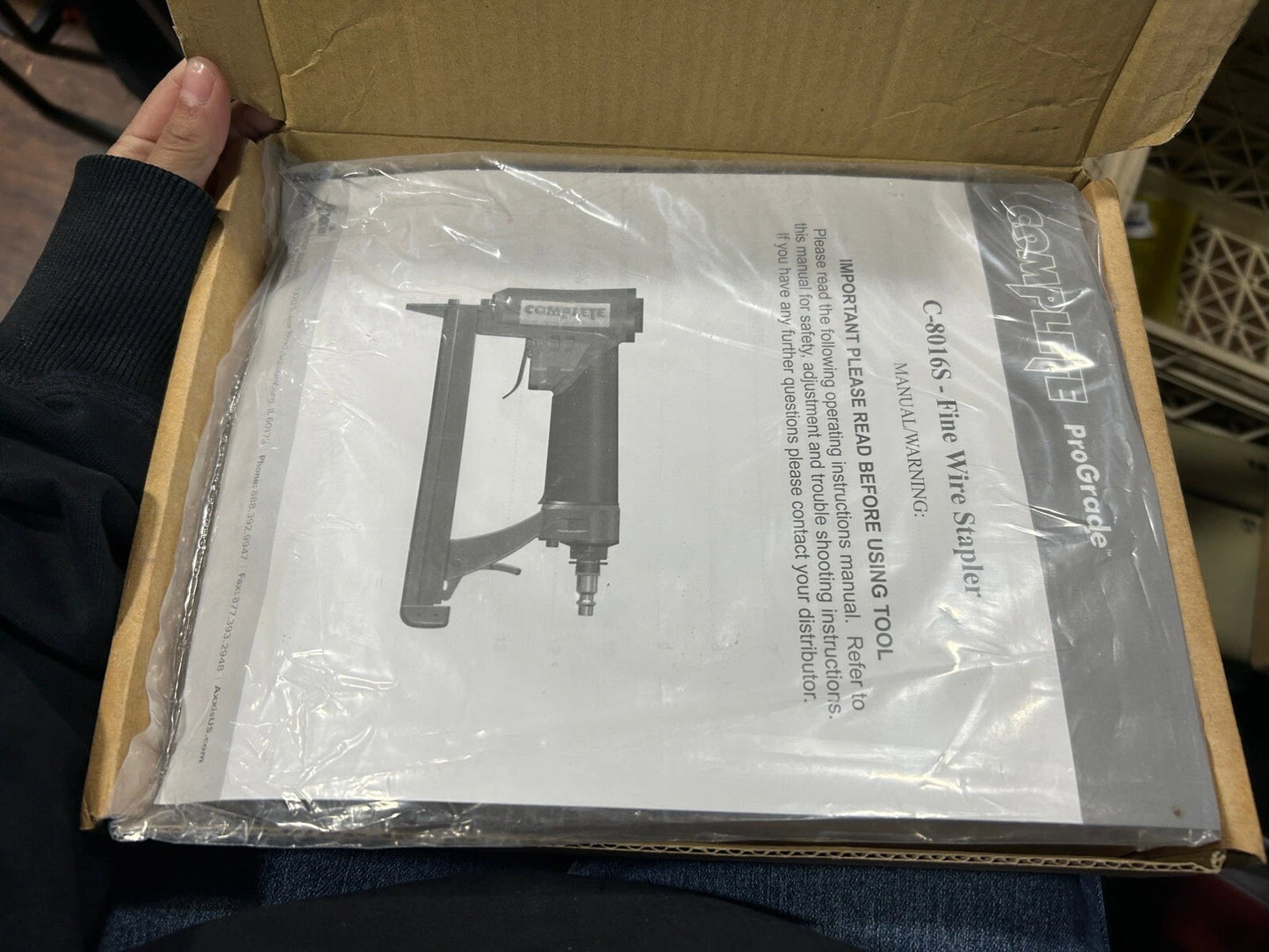 Complete C-8016S Fine Wire Stapler