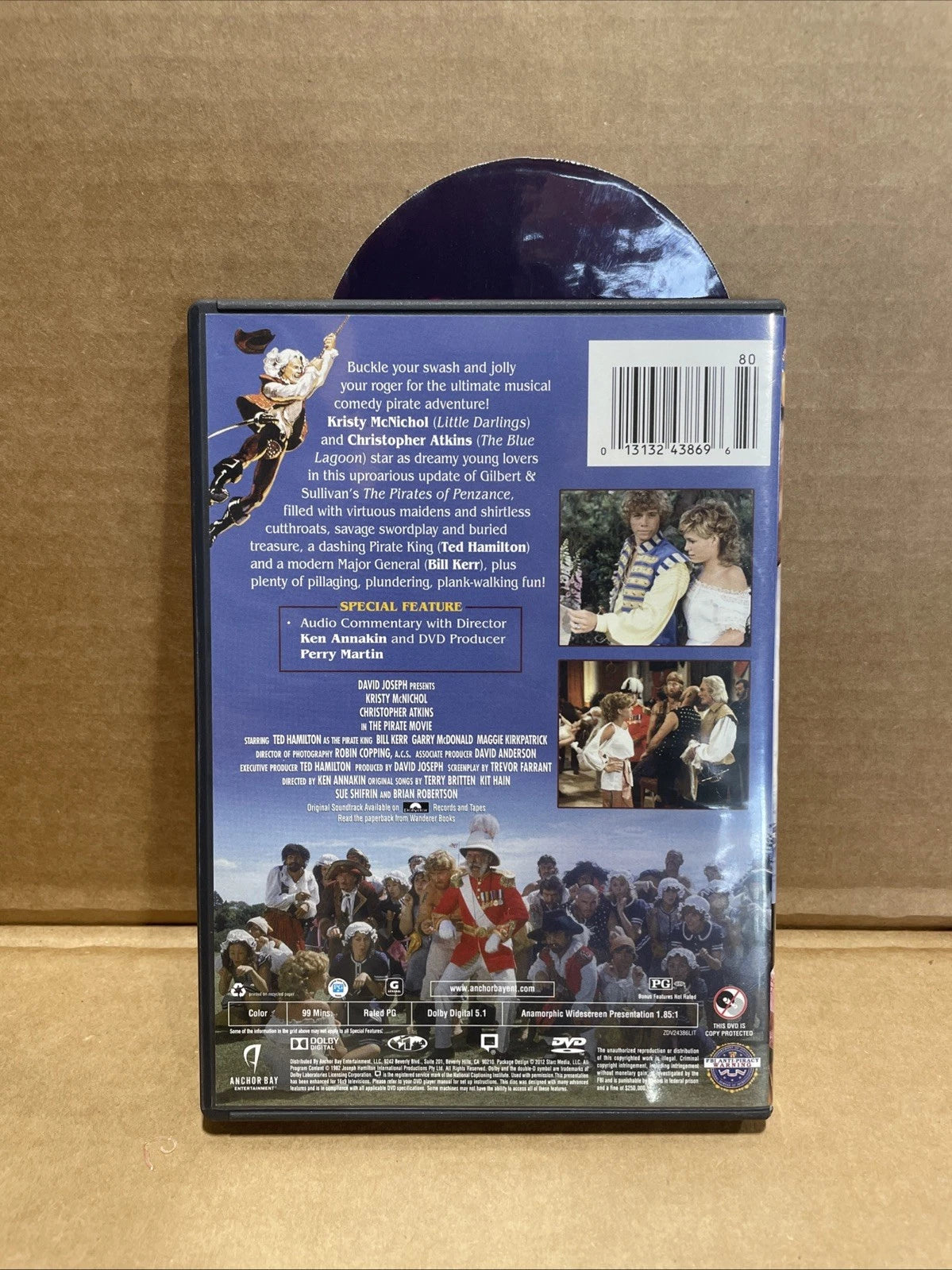 The Pirate Movie (DVD) Like New Condition Rare Vintage