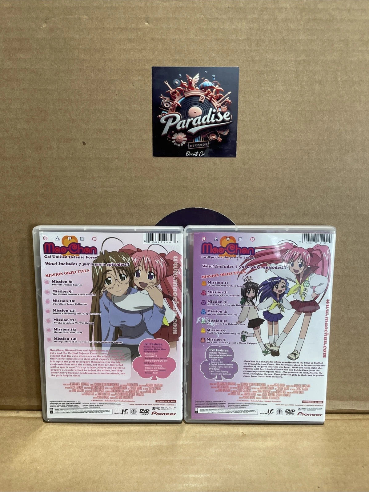 Mao-Chan Vol. 2: Go Unified Defense Force {DVD, 2003} + I Will Protect The Peace