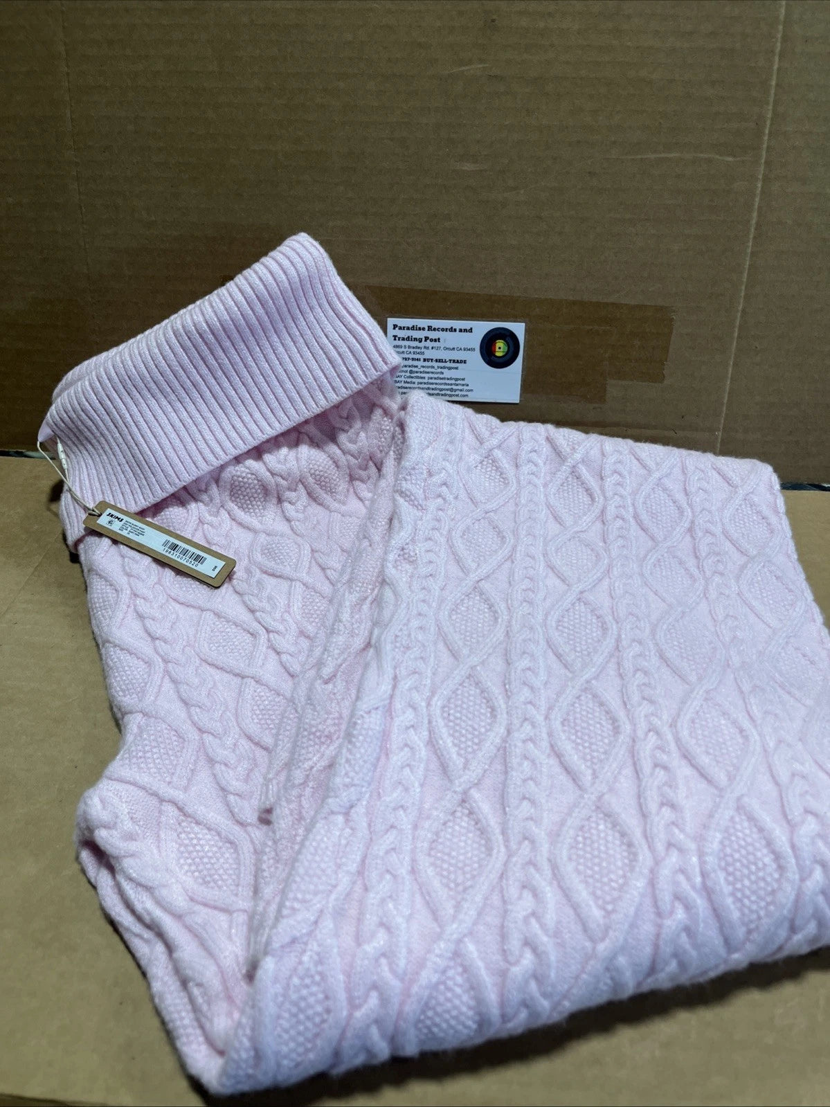 SKIM cable fold-overknit pant