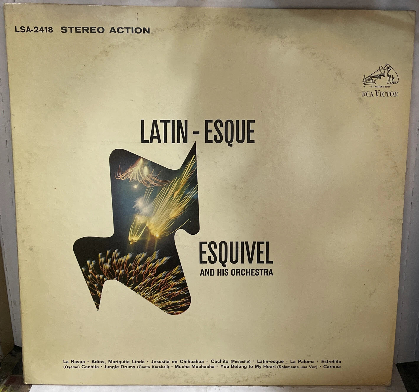 Esquivel And His Orchestra Latin-Esque Reisaue Stereo Record LSA-2418