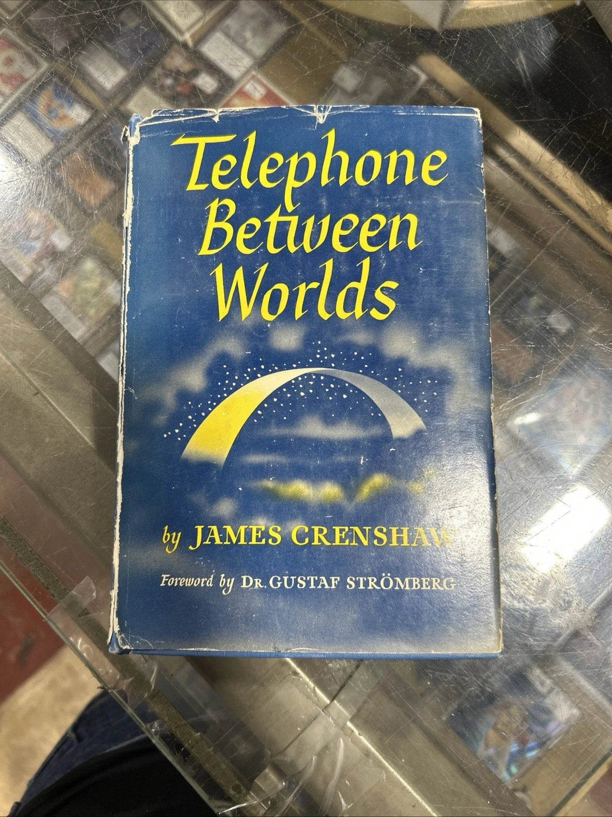 Telephone Between Worlds by James Crenshaw (Hardcover DJ) 1950 Spirits Occult