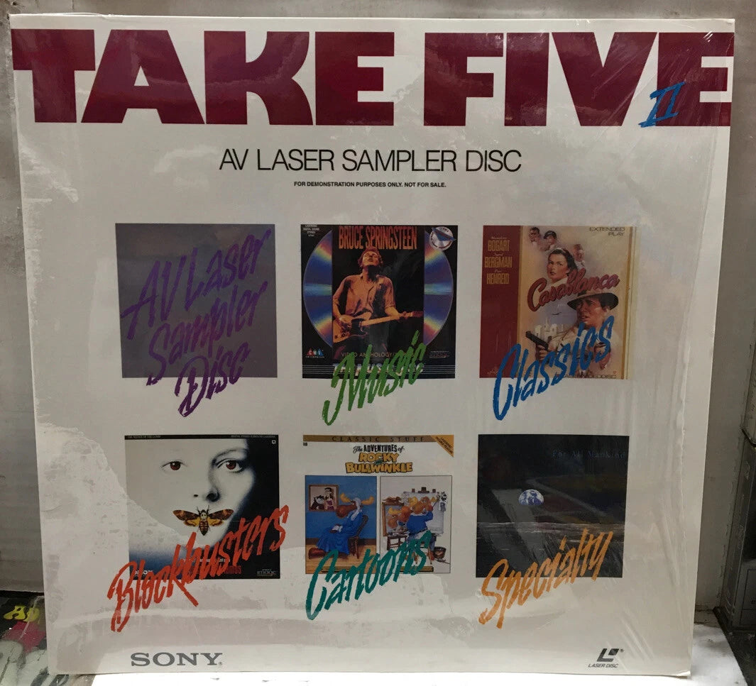 Take Five ll AV Laser Disc Sampler Disc