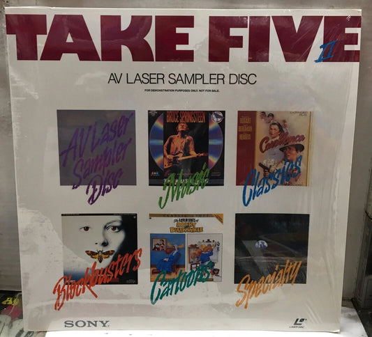 Take Five ll AV Laser Disc Sampler Disc